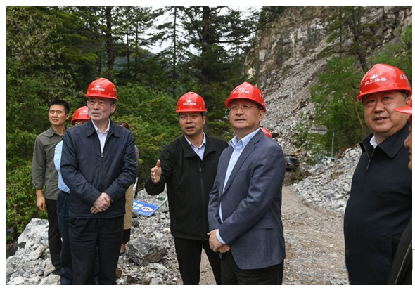 四川省委副書記、省長尹力一行赴 九寨溝景區(qū)恢復(fù)重建項(xiàng)目調(diào)研